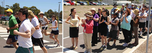 The synchrotron’s inaugural fun run