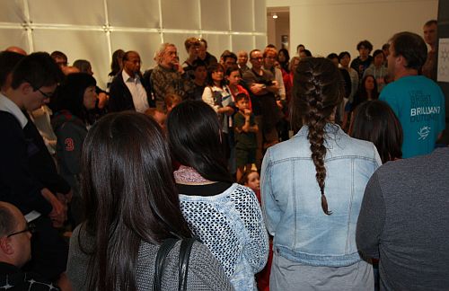 The crowd at 'There's science in your food'